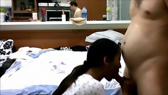Eighteen-Year-Old Asian Beauty Explored In Various Positions