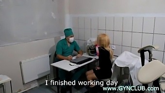 Bdsm Gynecologist Examination With Blonde Patient