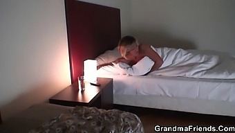Three Seniors And Two Young Men Engage In A Mature And Teen Threesome