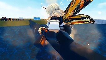 Giant Monster Erotic Encounter In A Roblox Virtual World