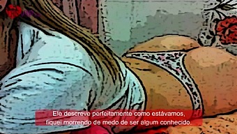 Comic Book-Inspired Tale Featuring Cristina Almeida Giving Panties To A Bakery Customer