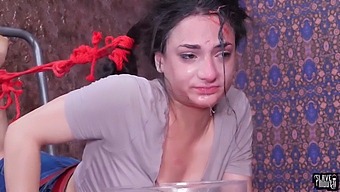 Violet Sky'S Face Filled With Cum