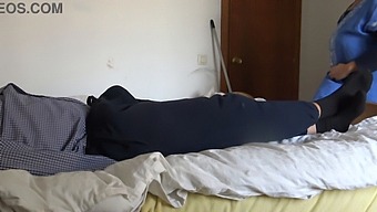 A Muslim Housekeeper Is Shocked By The Size Of Her Employer'S Large Black Penis