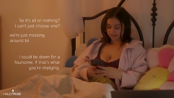 A College Girl, Hailey Rose, Is Willing To Get Caught In A Risky Public Encounter.